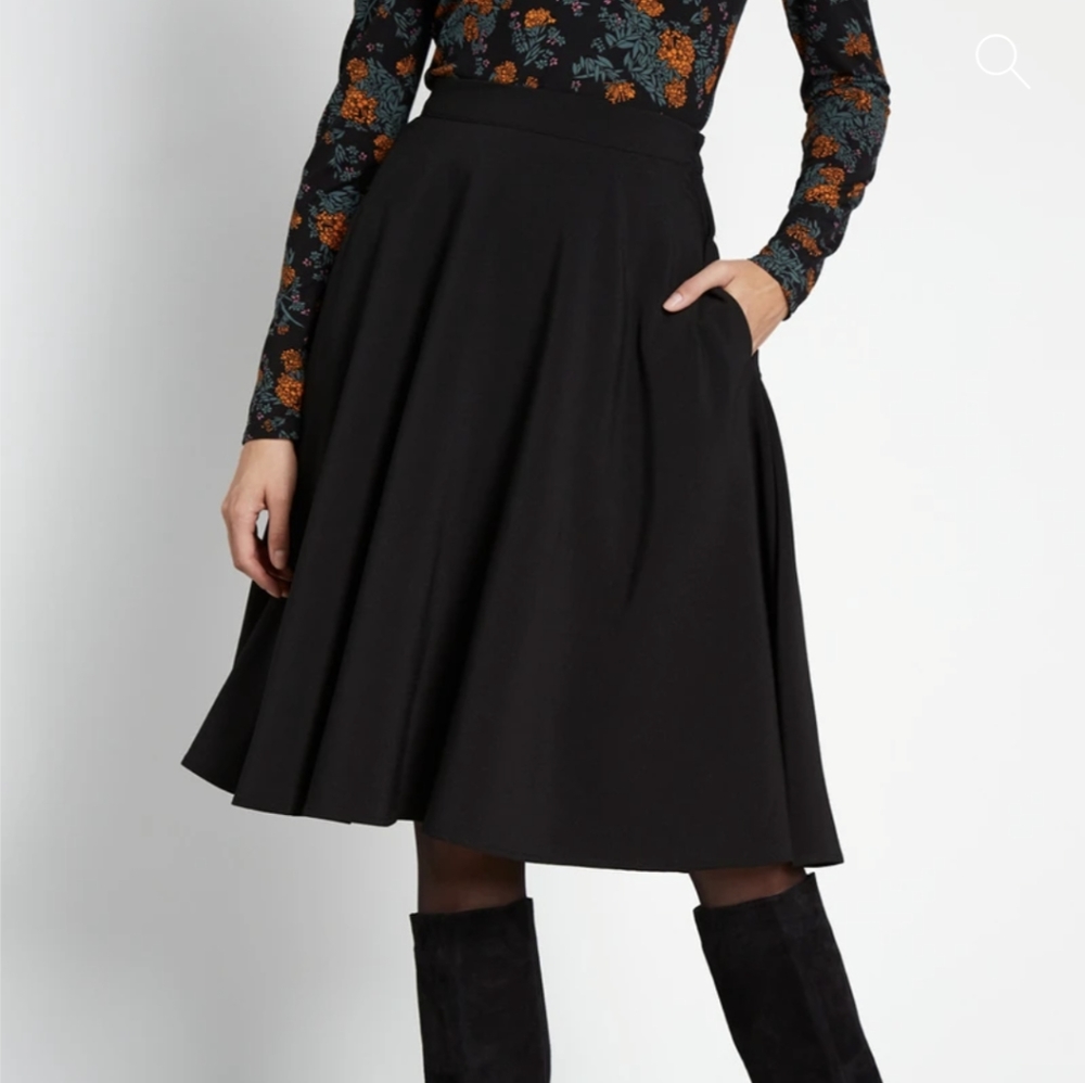 Modcloth A-Line Skirt with pockets